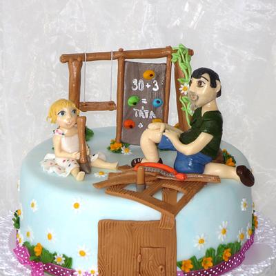 Cake for Barbara and Daddy - Cake by Eva Kralova