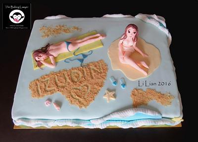Beach Party - Izudin's Bikini Babes! - Cake by LiLian Chong