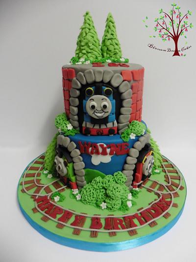 Thomas the Tank Engine - Cake by Blossom Dream Cakes - Angela Morris