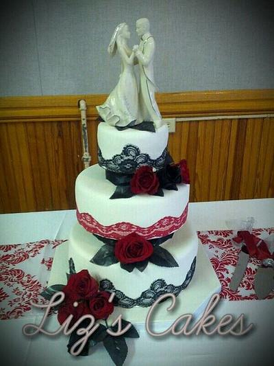 Wedding Cake - Cake by lizscakes