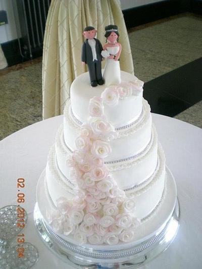 Wedding cake - Cake by thecakeproject