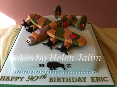 Lancaster bomber cake - Cake by helen Jane Cake Design 