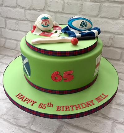A sporty number - Cake by Canoodle Cake Company