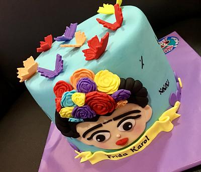 Frida Kahlo Birthday Cake - Cake by N&N Cakes (Rodette De La O)