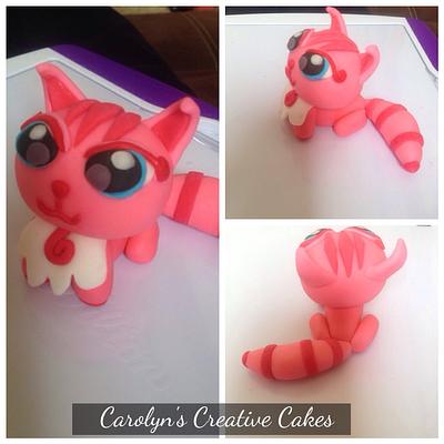 Littlest pet shop cat - Cake by Carolyn's Creative Cakes