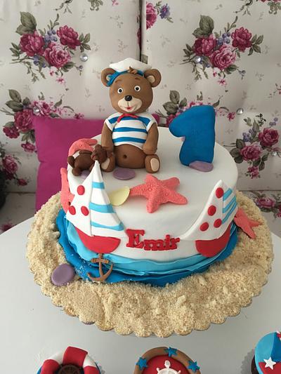  Navy Little Bear - Cake by Doroty