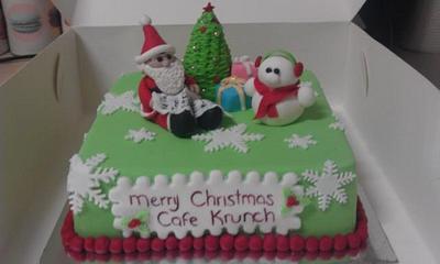 merry christmas - Cake by jodie baker