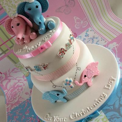Christening Cake - Cake by marynash13