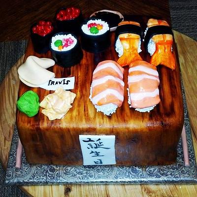 Sushi Cake - Cake by Joyce Marcellus