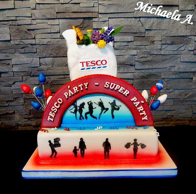 TESCO PARTY - Cake by Mischel cakes