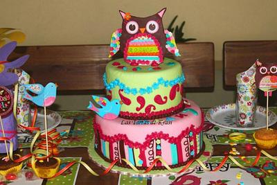 Owl Cake - Cake by Cake boutique by Krasimira Novacheva