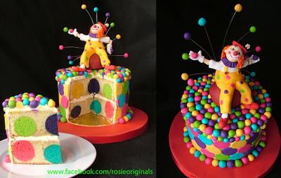Clowning Around - Cake by Rosie Cake-Diva