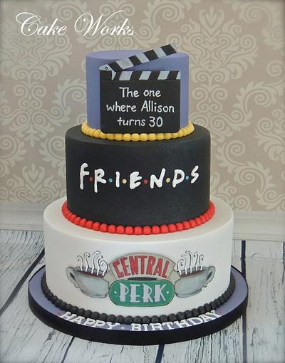 "Friends" themed 30th birthday cake - Cake by Alisa Seidling