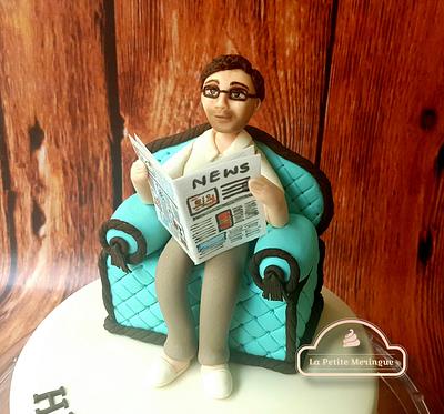 Newspaper and couch cake - Cake by Radha Dhaka 