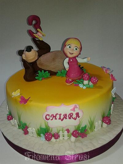 Masha and bear cake - Cake by Filomena
