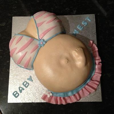 Baby shower cake - Cake by KerryCakes