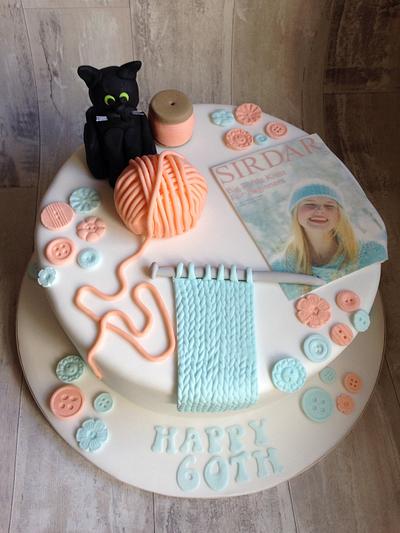 Knitting cake  - Cake by Daisycupcake