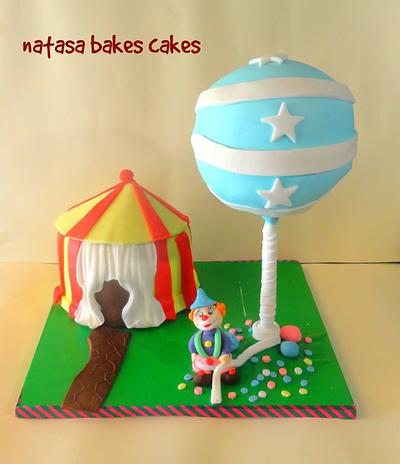 Circus anti gravity cake - Cake by natasa bakes cakes