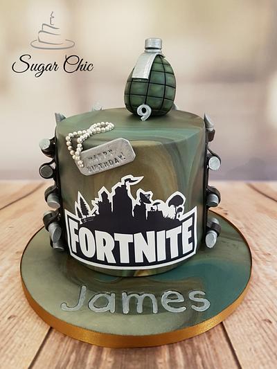 x Fortnite Cake x - Cake by Sugar Chic