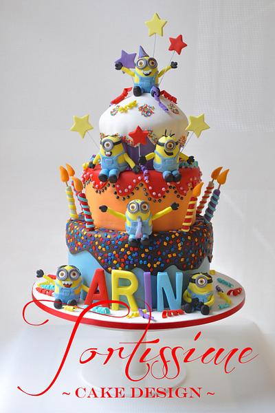 Minion Celebration Cake - Cake by Tortissime Cake Design