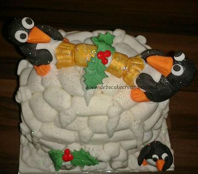 Igloo Party - Cake by debscakecreations