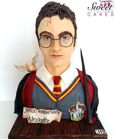 Harry Potter Bust cake - Cake by Sweet Creations Cakes