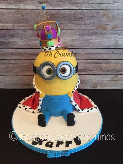 King Bob minion  - Cake by Oh Crumbs