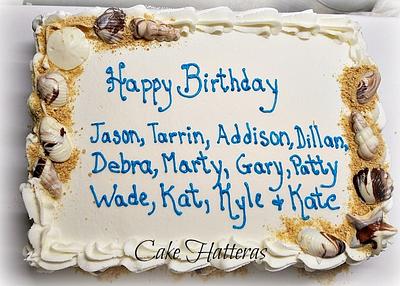 Happy Birthday Everyone, in the whole wide world, everywhere!  - Cake by Donna Tokazowski- Cake Hatteras, Martinsburg WV