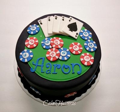 A Poker Cake for Aaron - Cake by Donna Tokazowski- Cake Hatteras, Martinsburg WV