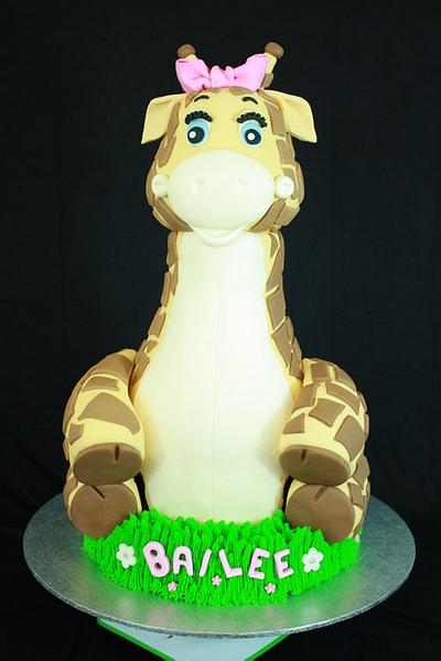 Monster Giraffe!! - Cake by Courtney Noble