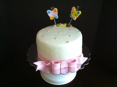 Butterflies Cake - Cake by Teresa