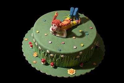 Pippi Longstocking cake - Cake by Willow cake decorations