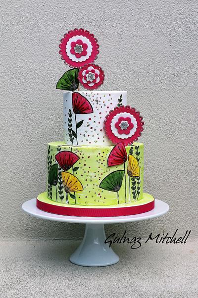 Painted Beauty - Cake by Gulnaz Mitchell
