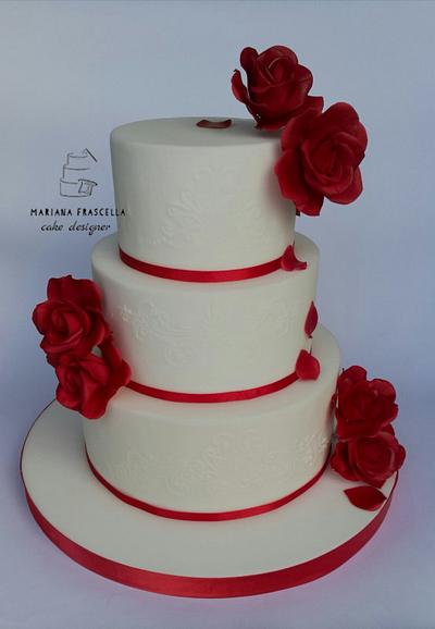Red rose - Cake by Mariana Frascella