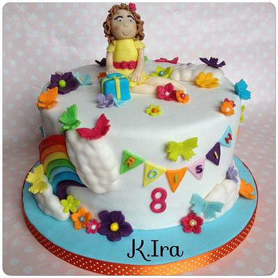 Rainbow Girl - Cake by KIra