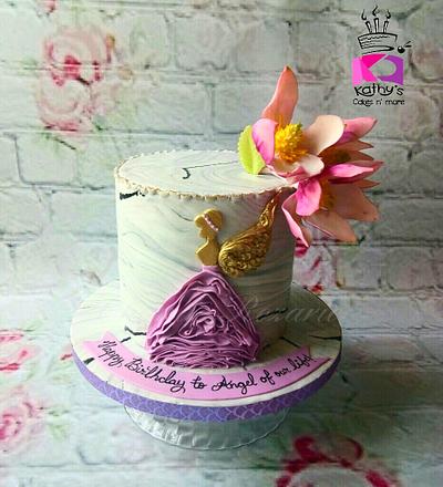Angel theme cake  - Cake by Chanda Rozario