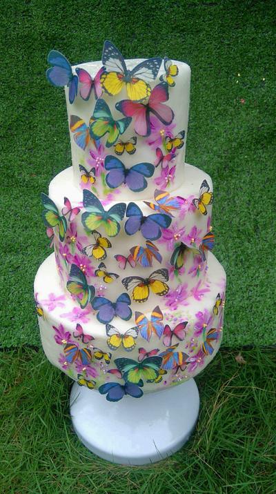 Butterflies  - Cake by Daniel Guiriba