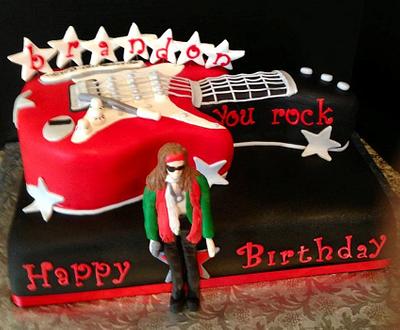 Aerosmith Rockin' Birthday Cake - Cake by Teresa Markarian