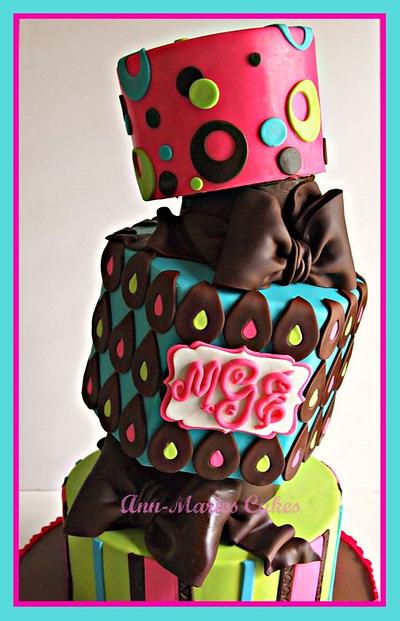 Madelyn's Topsy Turvy Cake  - Cake by Ann-Marie Youngblood