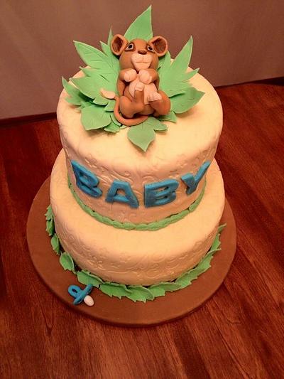 Baby lion - Cake by Viviane Rebelo