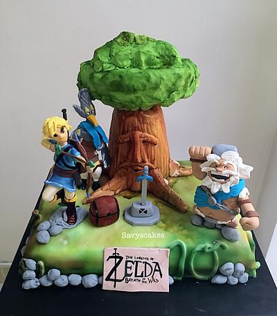 Zelda, the breath of the wild! - Cake by Savyscakes