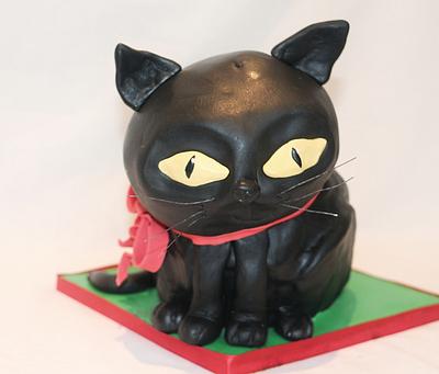 3D Cat Cake - Cake by Lamputigu