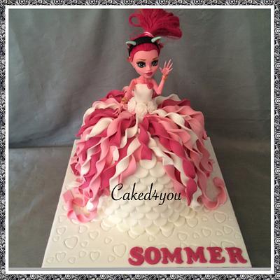 Monster High Doll Cake - Cake by Clare Caked4you