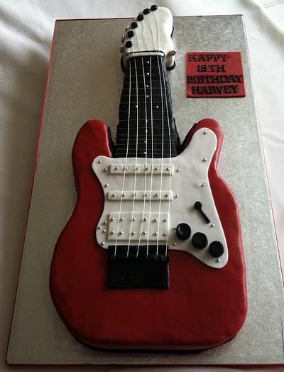 Fender Stratocaster - Cake by Alli Dockree