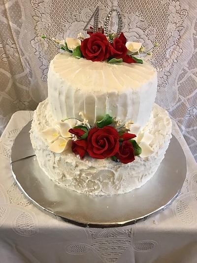 Ruby Anniversary - Cake by Julia 