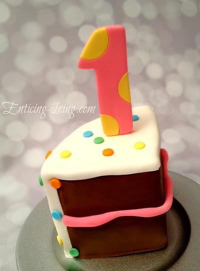 Slice of cake - Cake by Enticing Icing