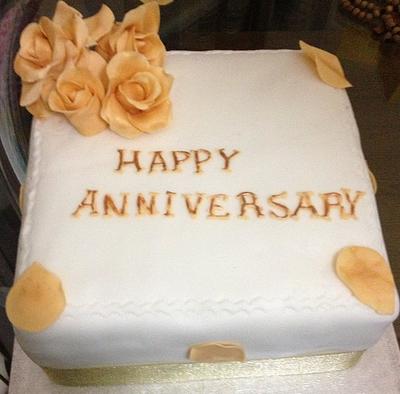 Anniversary cake - Cake by meenaanand