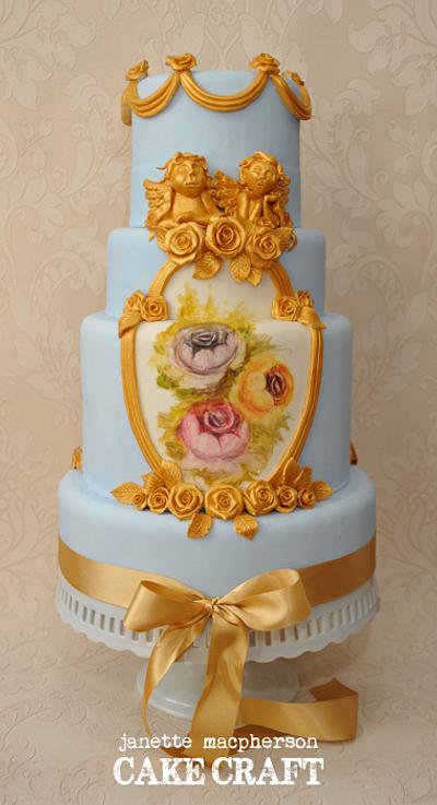 Rococo Wedding Cake - Cake by Janette MacPherson Cake Craft