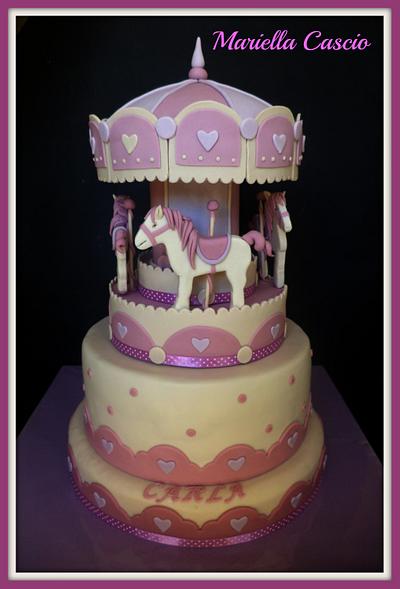 carousel cake - Cake by Mariella Cascio bis