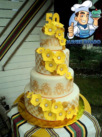 50th Bday Cake for her mom - Cake by Xavier Boado